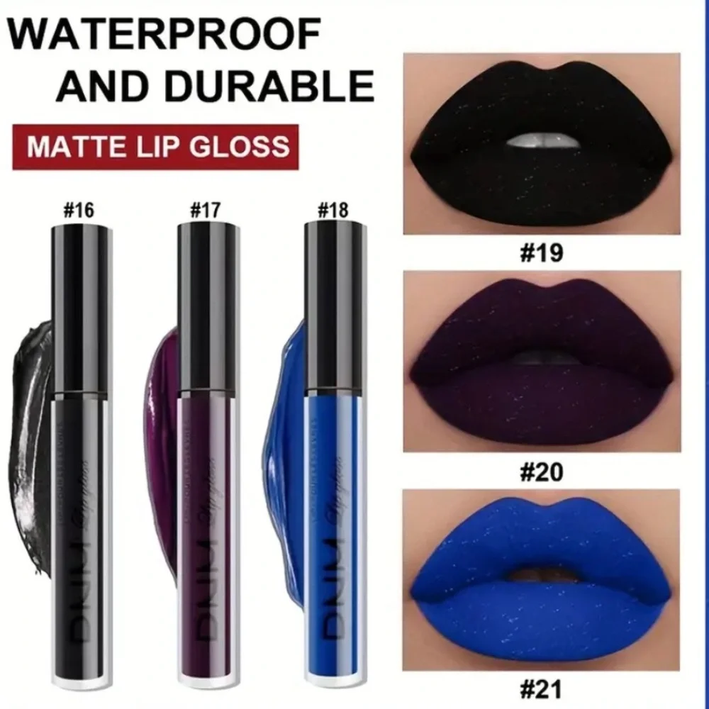 COPY - 3pcs Vibrant Berry-Toned Liquid Lip Gloss Set